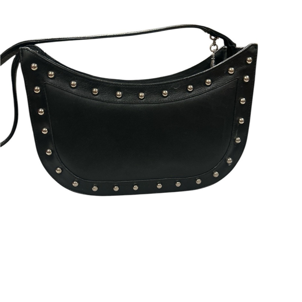 Black Studded Shoulder Bag